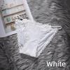 Ice Silk Girls Panty Women's Sensual Spaghetti Straps Breathable Cotton Crotch Low Waist Lace Edge Panties