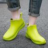 Men's Waterproof Cotton-Insulated All-Season Rain Boots - Unisex, Convertible Design