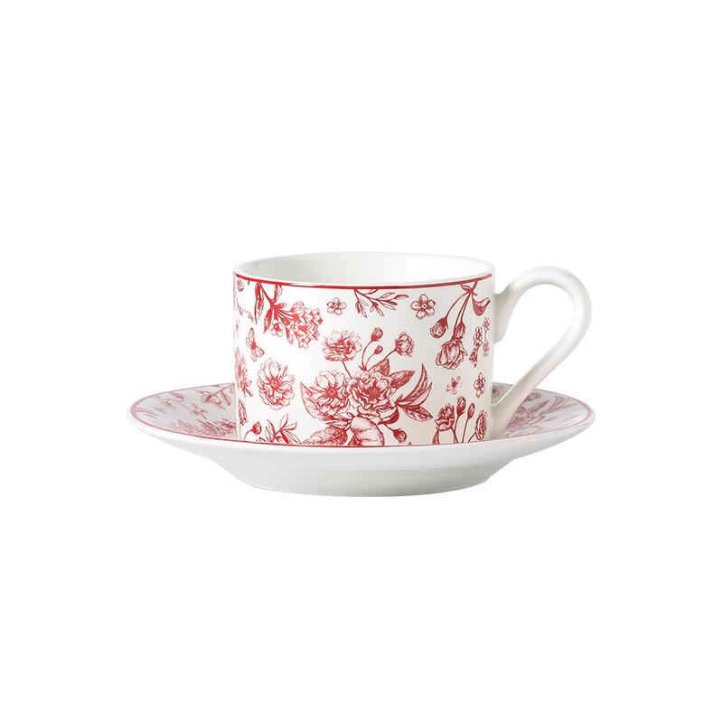 OLOEY French Rose Ceramic Mug and Saucer Gift Set