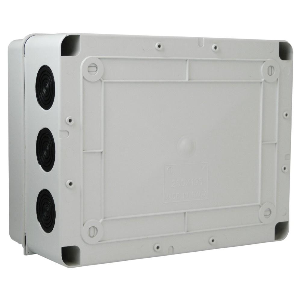 Puszka Natynkowa Z Dławikami 243X190X90 Mm Hermetyczna Ip66 Z Membranami