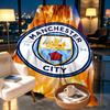 Manchester City FC Print Blanket - Soft & Comfortable, for Bedroom, Travel, Sofa, Home Decoration - Birthday Christmas Gift for Friend
