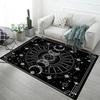 Mystical Universe Pattern Area Rug With Sun Moon Stars Mountain Artistic Designs Soft Decorative Carpet For Living Room Bedroom