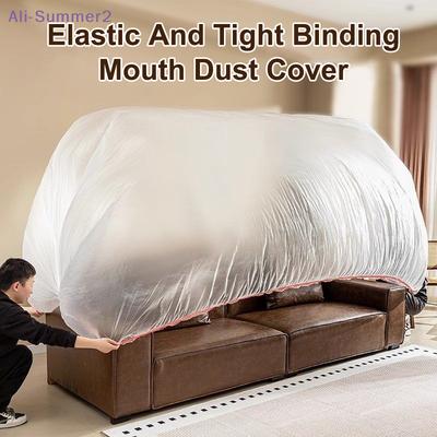 {Summer2} Disposable Dust Covers Elastic Plastic Dust Film Sofa Dustproof For Furniture Dormitory Sofa Wall Painting Dust Prot