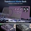 Coque pour Samsung Galaxy S25 Ultra, Protection avec Cerle Magnétique et Vitre Caméra Anti-Rayures Antichoc - Violet