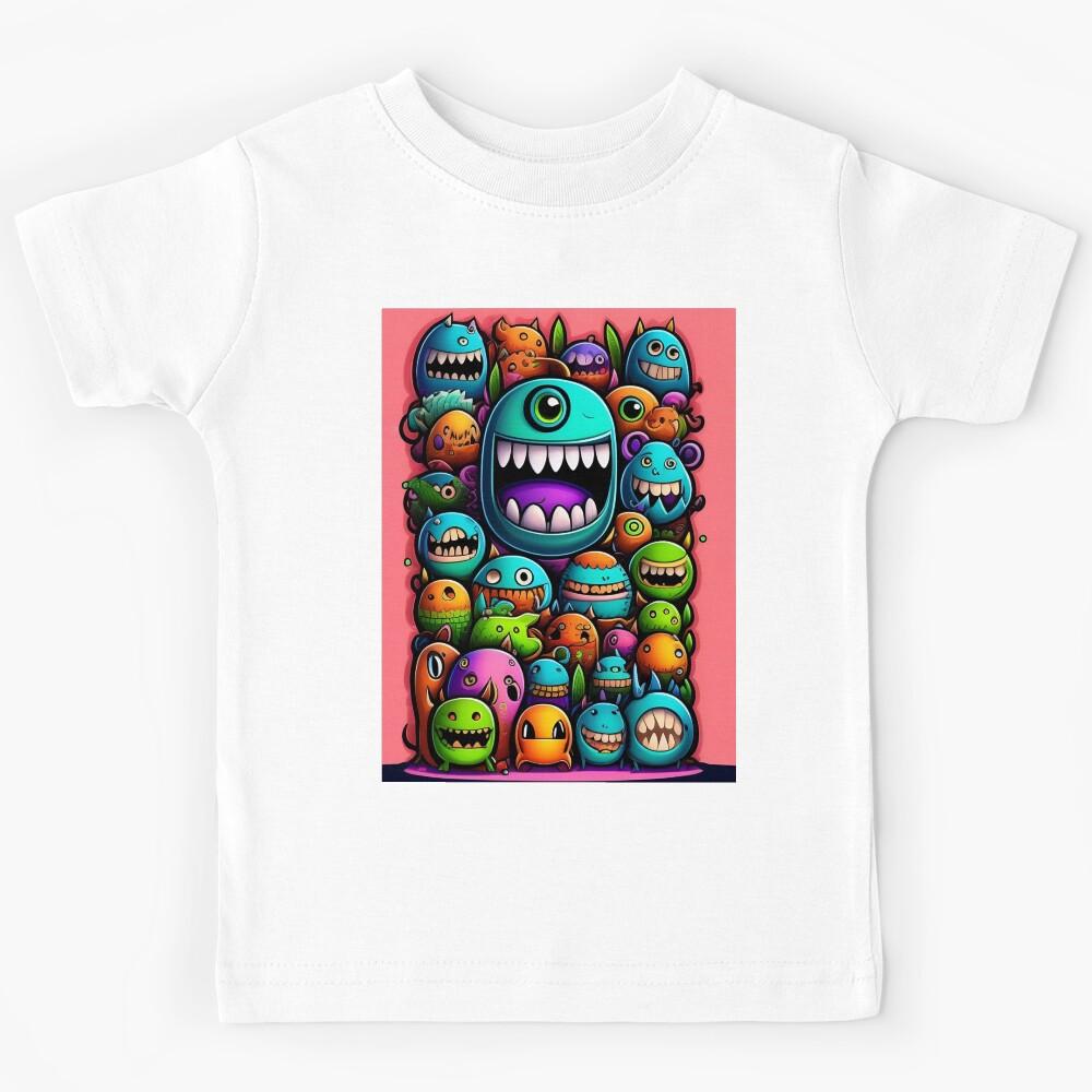 Many Not Scary Monster 2 Kids T-Shirt 120