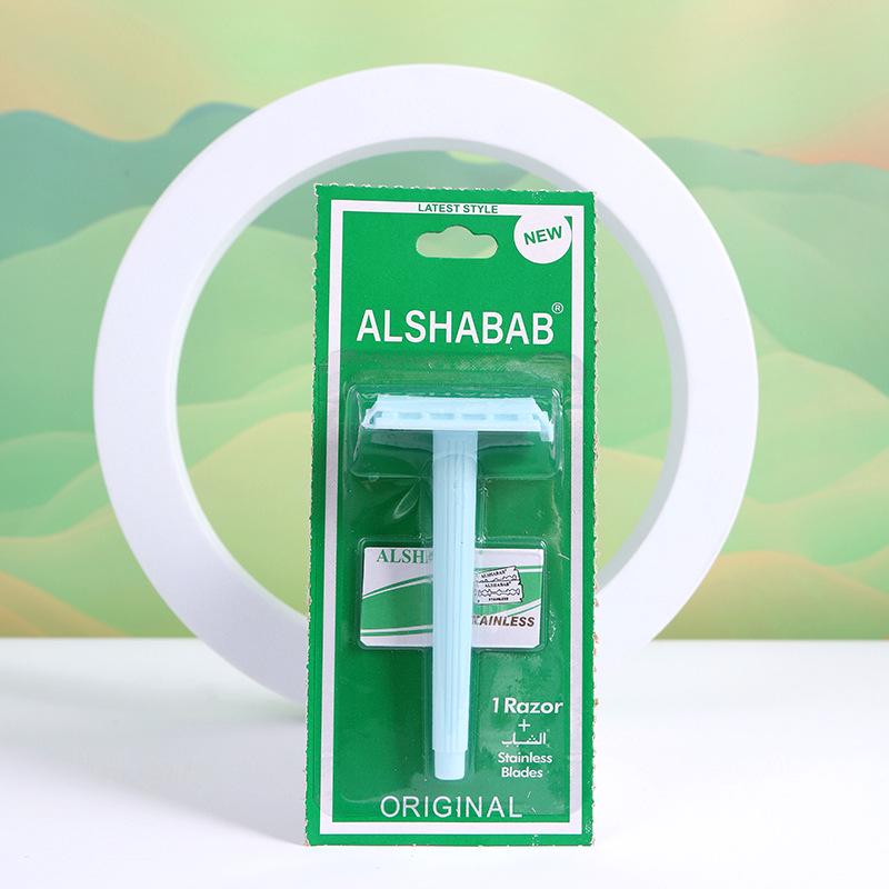 Disposable Double-Sided Manual Razor for Traditional Shaving