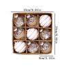 Christmas Balls 9 Pieces Holiday Decor Shatterproof Christmas Tree Decorative Baubles For Home Winter Holiday Indoor Wall Window