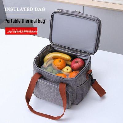Large Portable Insulated Cooler Box with Aluminum Foil and Ice Pack - Waterproof and Thickened for Home Use