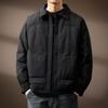 Men's Lightweight High-end Shirt Collar Down Jacket - Winter Casual Workwear Coat