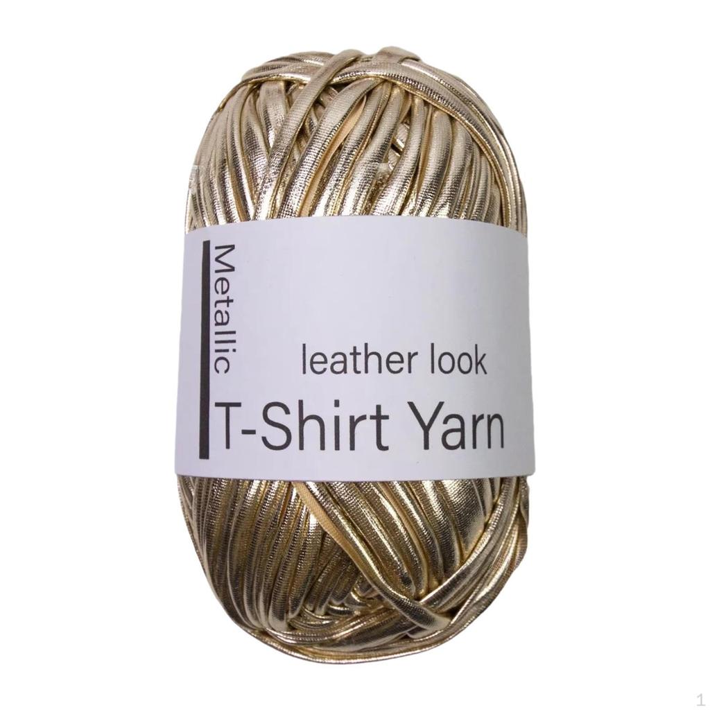 Metal T -shirt Thread, Soft Tissue Bright Fabric Thread for Blankets, Keys, Beginners