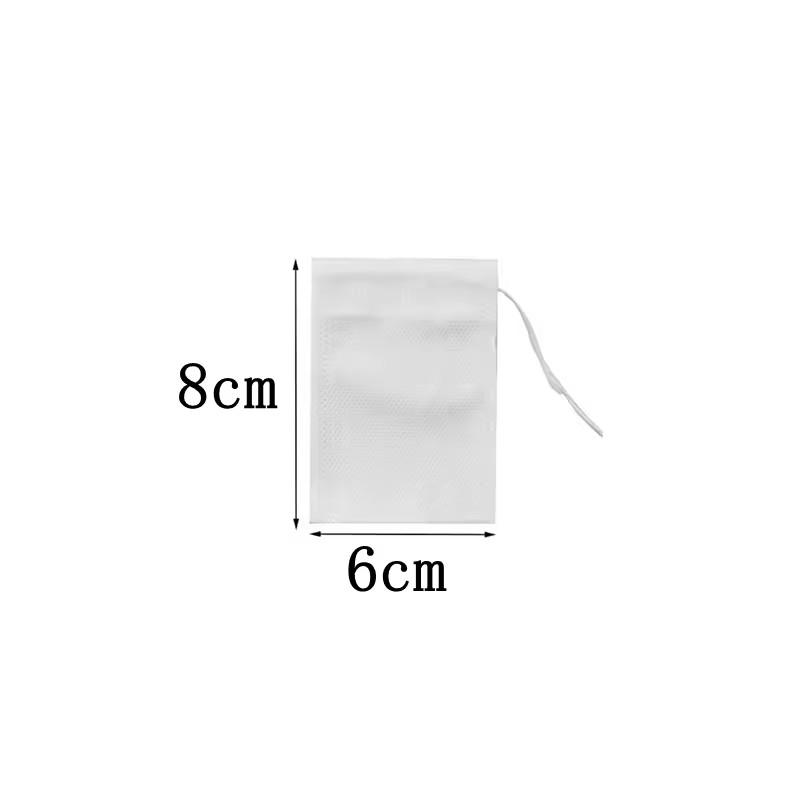 100pcs Tea Bags Disposable Soup Seasoning Tea Bag Stew Ingredients Traditional Chinese Medicine Decoction Gauze Tea Brewing Bags 100pcs
