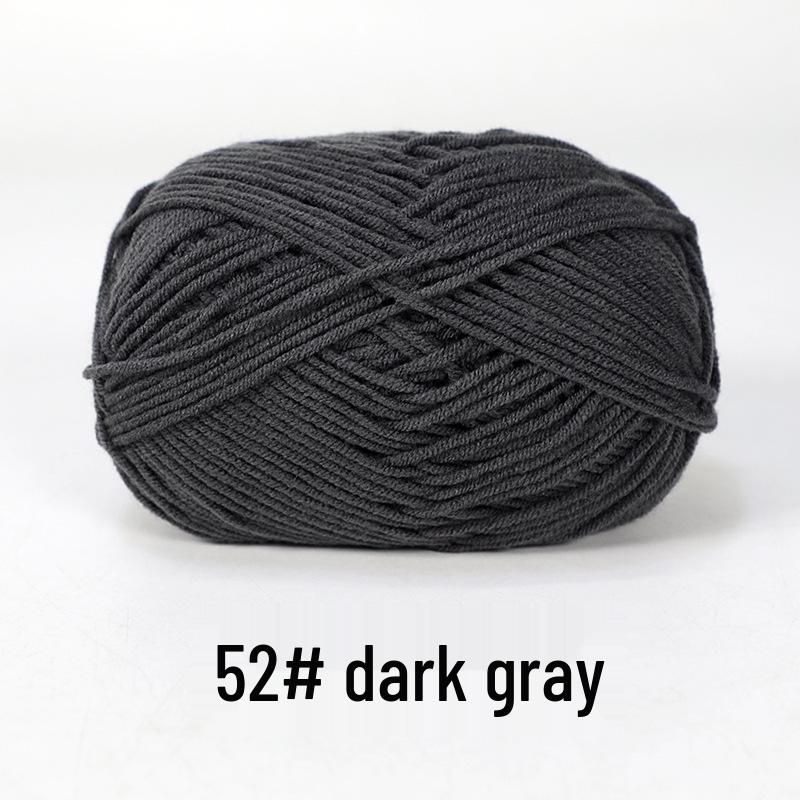 Baby 4-lagiges Milchbaumwollgarn zum Stricken von DIY-Schals oder Decken