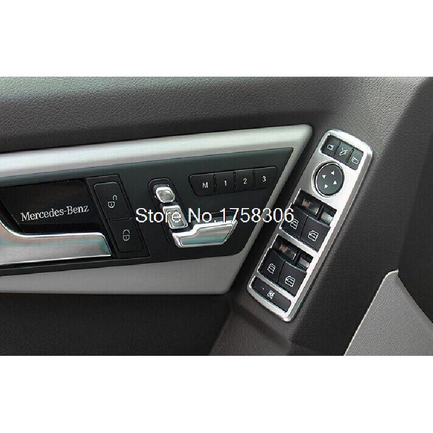 Angelguoguo Autocolante pentru cadru de ridicare pentru ochelari pentru geamuri pentru Mercedes Benz ACBE GLK ML GL G500 GLA