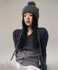 Seukweeolain Ear Flap Pom Pom Beanie_ 6Color