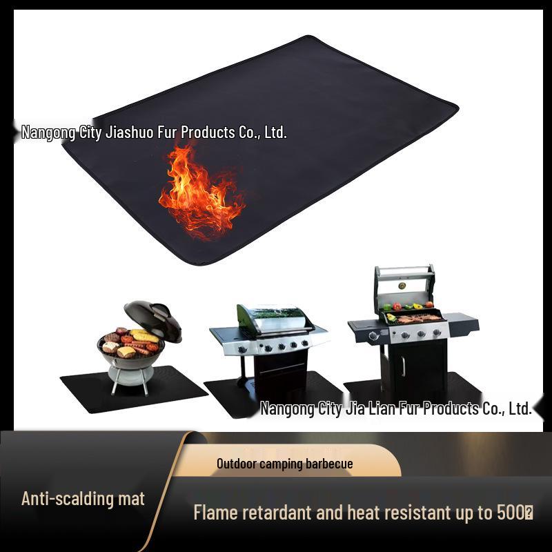 Outdoor Double-Sided Fireproof Mat: Barbecue, Picnic, Camping, Car-Mounted Storage Heat Insulation Pad