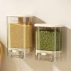 Plastic Sealed Rice Dispenser Wall Mounted Rice Dispenser Tank  Kitchen Accessories