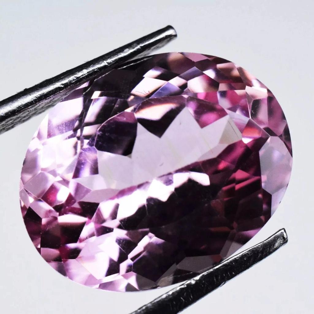 10-11 Ct Natural Pinkish Morganite Oval Cut Stunning Certified Loose Gemstone