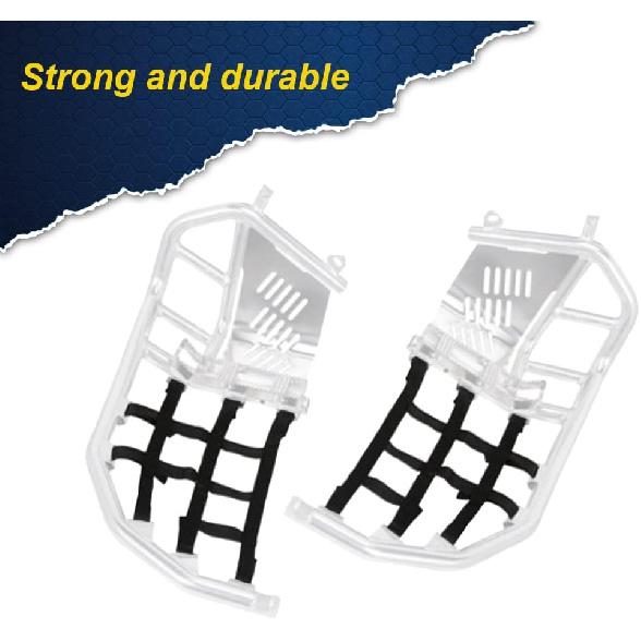 

G-PLUS Webbing Nets Compatible with 2006-11 ATV Honda TRX450R 400EX 400X 300EX 300X,Replacement Nerf Bar Nets Black