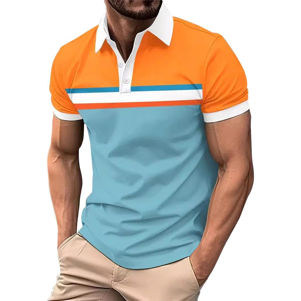 Ανδρικό κοντομάνικο μπλουζάκι Breathable Summer Leisure Culture