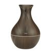 USB Wood Grain Vase Aroma Diffuser: Touch-Controlled, 7-Color Night Light, 5V Humidifier