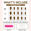 European and American cross-border wear nail French manicure long pointed nail piece blood drop festival Halloween atmosphere fake nail piece