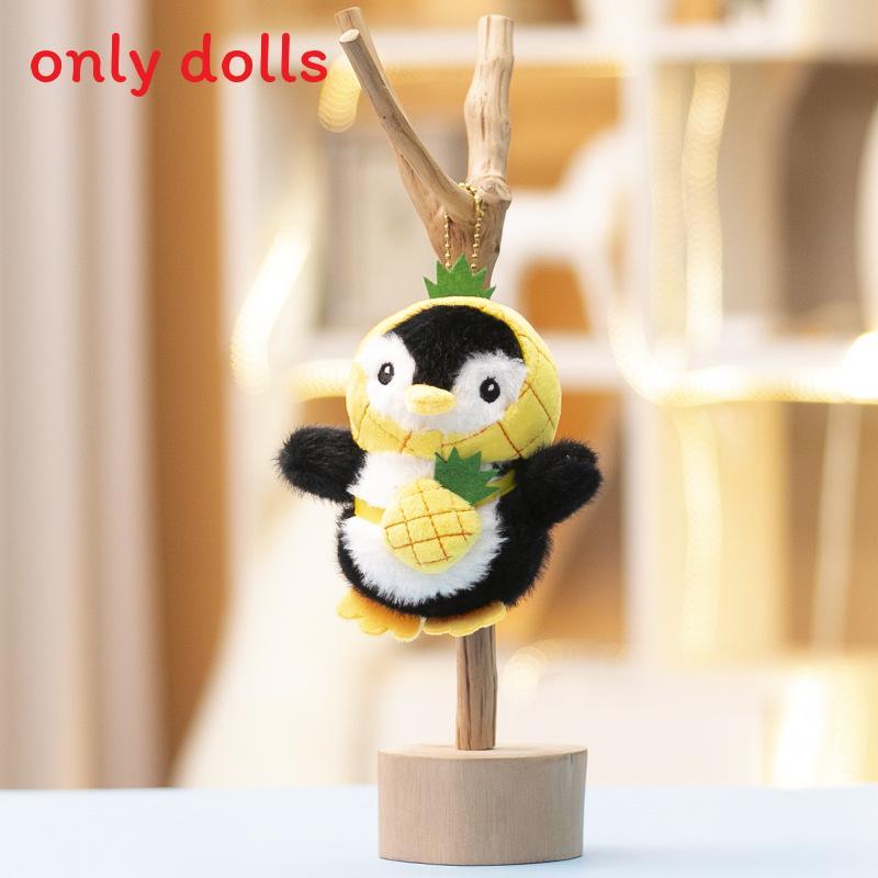 Cute Animal Stuffed Penguin Keychain With Pp Cotton Filling For Bags And Decor