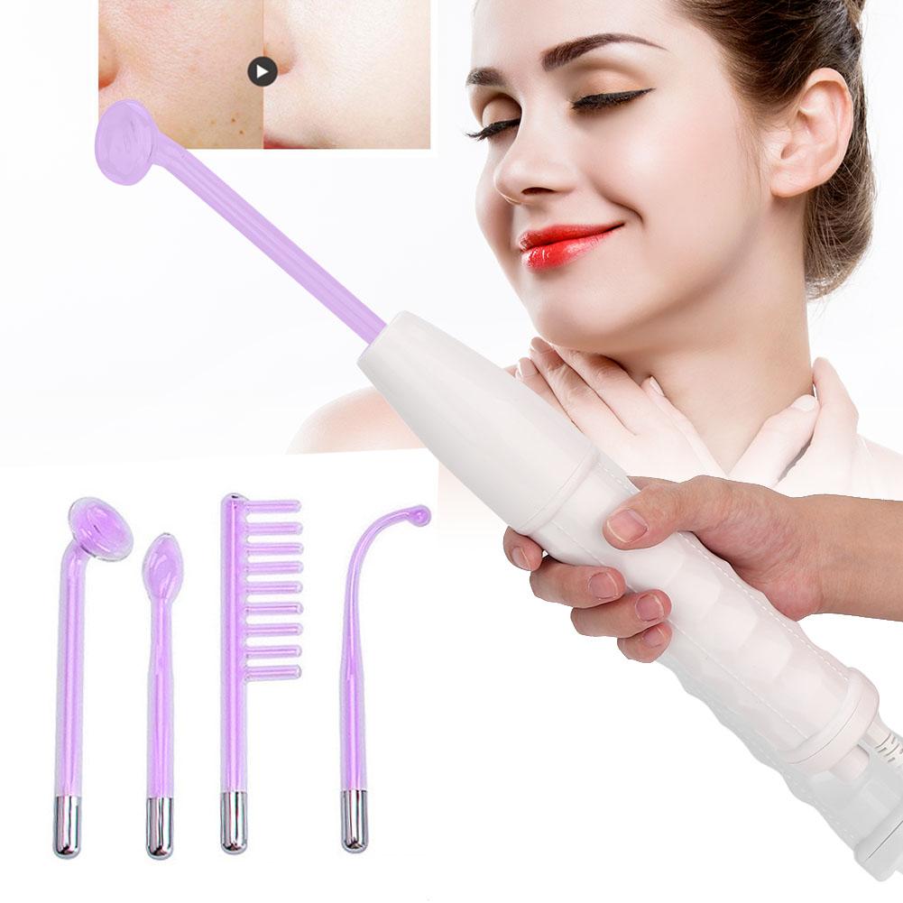 Handheld Portable High Frequency Electrotherapy Acne Spot Treatment Skin Tightening Wrinkle Removal