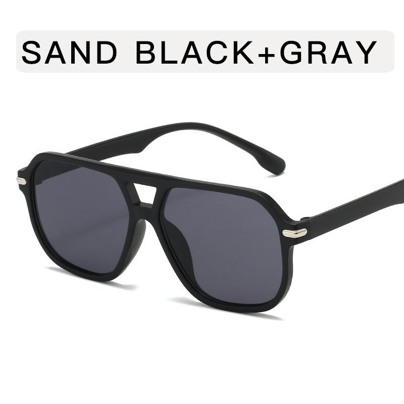 New Stylish Sunglass Women Pilot Shape Double Bridge Sun Glasses for Man High Quality Fishing Mountaineering Female Sunglass