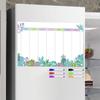 Multi-Style Magnetic Message Board: Wipeable Refrigerator Whiteboard Sticker