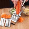 Stainless Steel Vegetable Grater Peeler Multi Purpose Grater Salad Cutter Kitchen Tool for Vegetables Cheese Bean Lemon