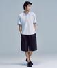 [Cooltandard] One-Pleat Bermuda Sweatpants [Dark Gray]
