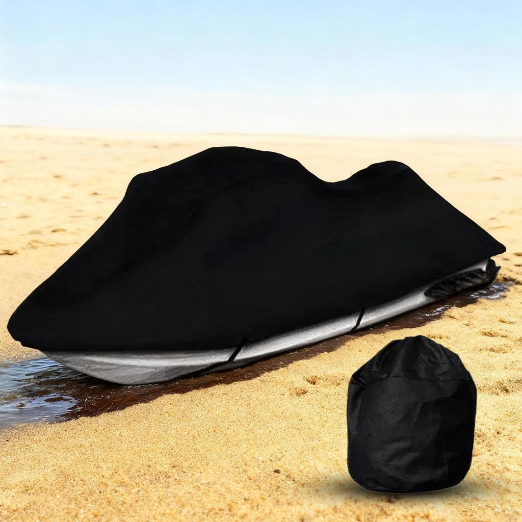 Motorboat Cover UV-Resistant Dust-Proof Waverunner Protector Watercraft Cover For Recreational Boaters Water Sports Enthusiasts