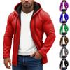 Sportstreningsdrakt med hette Unisex løpeantrekk Langermet genser Hettegenser Genser