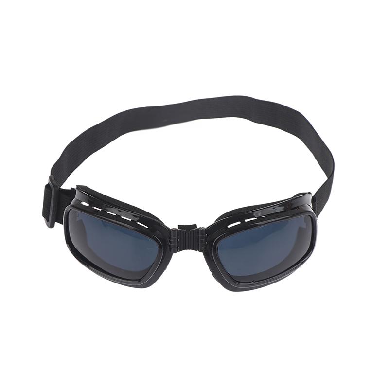 Foldable All-Weather Safety Glasses Anti-Fog Windproof Goggles for Motorcycle, Cycling, Multi-Sport Protective Eyewear with Case