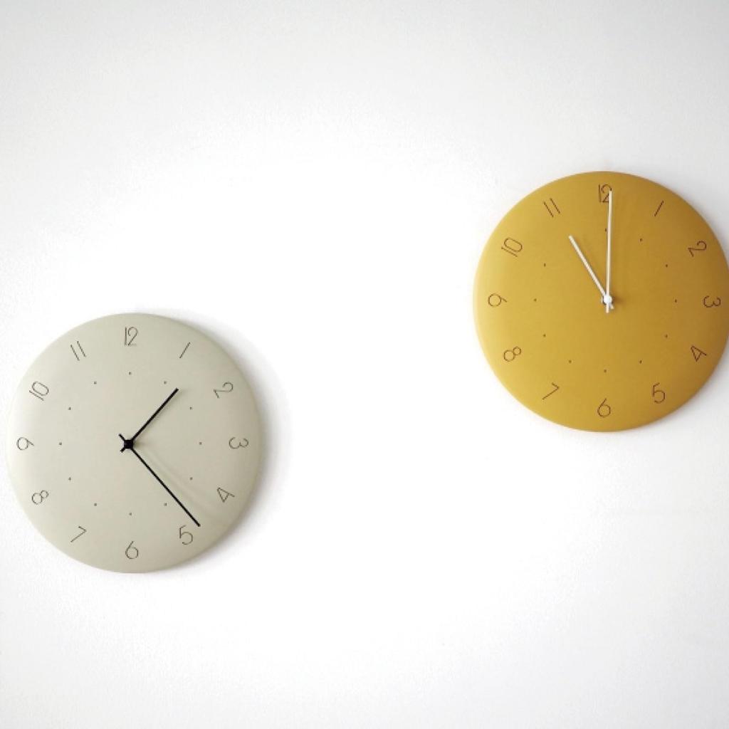 Interform Wall Clock Kalmar Gray Black Matte Diameter 28cm Sweep Movement CL-4340GY