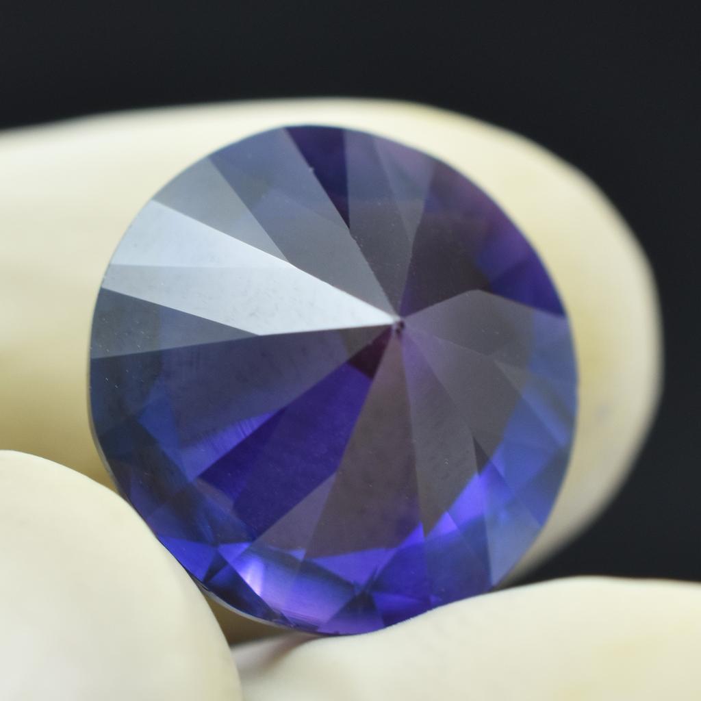 10.70 Ct Round Cut Purple Tanzanite Natural Loose Gemstone