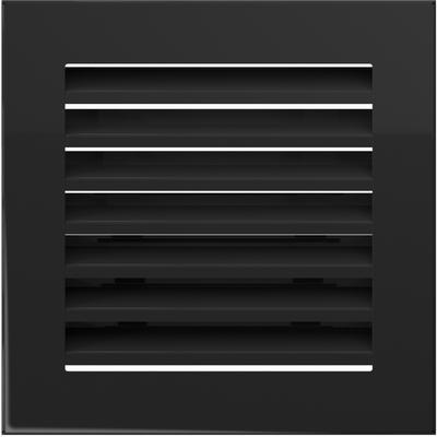 Lüftungsabdeckung FRESH 17x17 schwarz