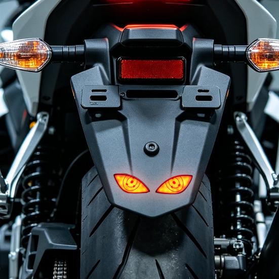 Ghost Eye Motorcycles LED Lights with Waterproof Dynamic Lighting Rear Taillights for Car And Vehicle