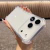 Luxury Shockproof Transparent Phone Case For 17 Air 16 15 14 13 12 11 Pro Max 16E 7 8 Plus X XS XR SE2 Bumper Cases Cover