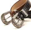 Natural Women's Timeless Belt Contemporary Themed PU Leather Strap Metal Hardware For Stylish Looks