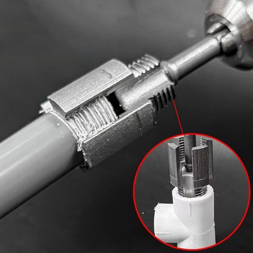 Upgrade PVC External Pipe Threading Tool Steel Water Pipe Threader Water Pipes Plumbing Repair Home Repair Supplies