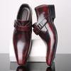 Size 48 Mens Shoes New Pointed Shoes Men Leather Original British Style Luxury Mens Dress Shoes Loafers Men Zapatos De Hombre