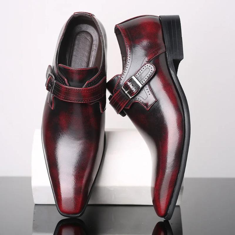 Size 48 Mens Shoes New Pointed Shoes Men Leather Original British Style Luxury Mens Dress Shoes Loafers Men Zapatos De Hombre