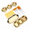 23 Pcs Esthetician Supplies for Facials Set Mixing Bowls Fan Brushes Compressed Sponges Compartment Tray Women Facial