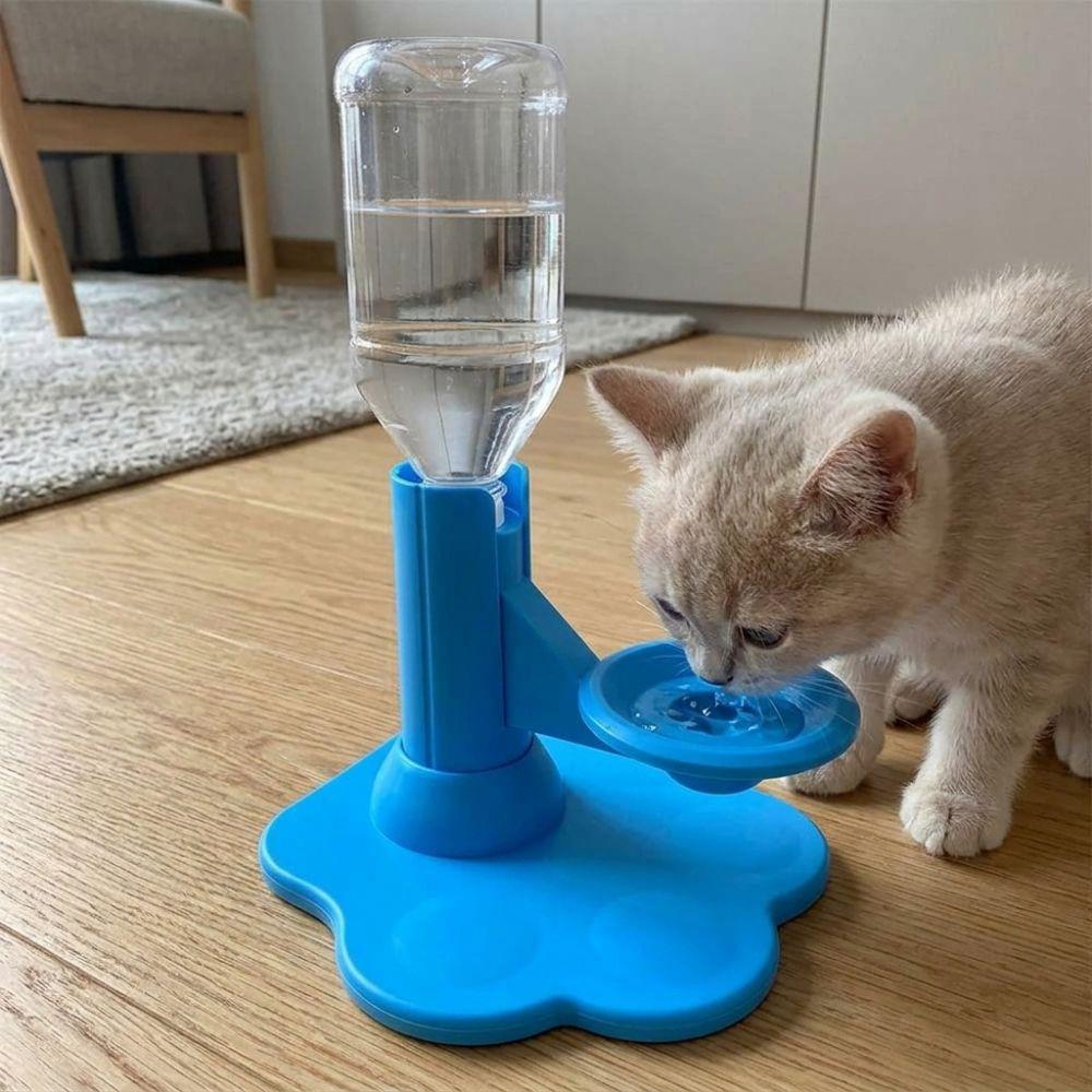 Gravity Refill Gravity Cat Water Dispenser Anti-Wet Mouth Pet Water Station Travel