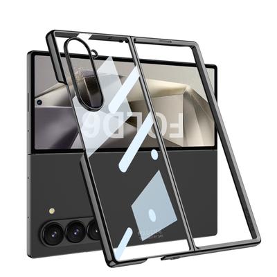 For Samsung Galaxy Z Fold 6 Case Luxury Ultra Thin Electroplated Transparent Shockproof Protection Hard Back Cover Accessories