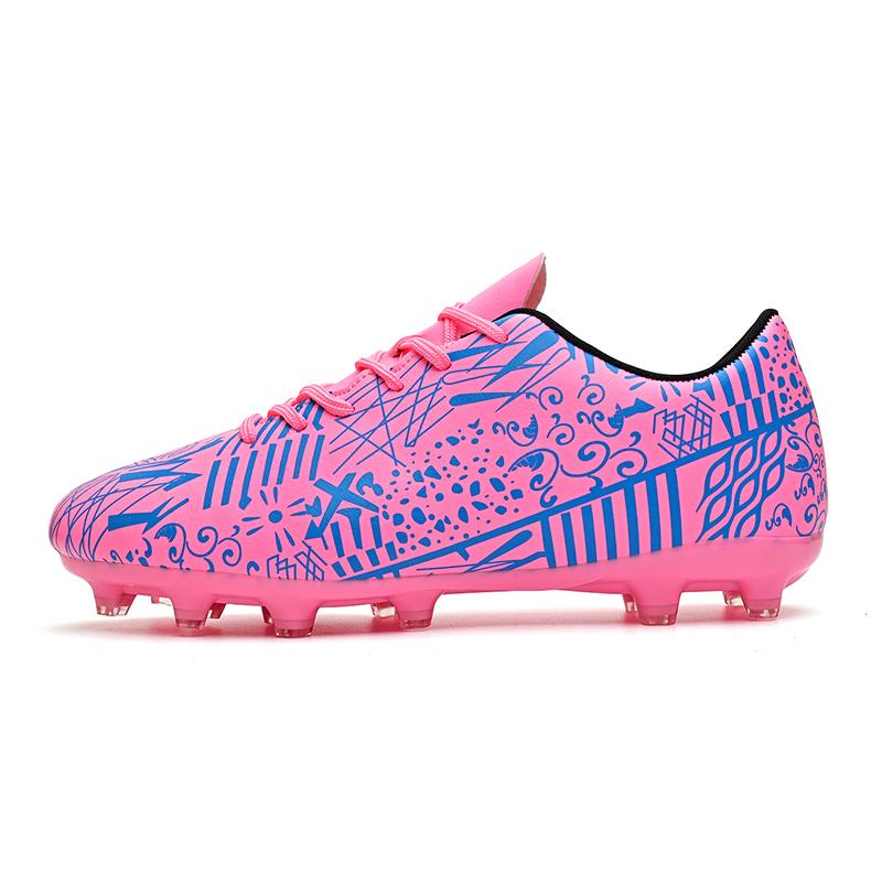 Mens Soccer Shoes  New Artificial Grass Society Football Boot Professional Comfort Field Training Five-a-side Soccer Shoes