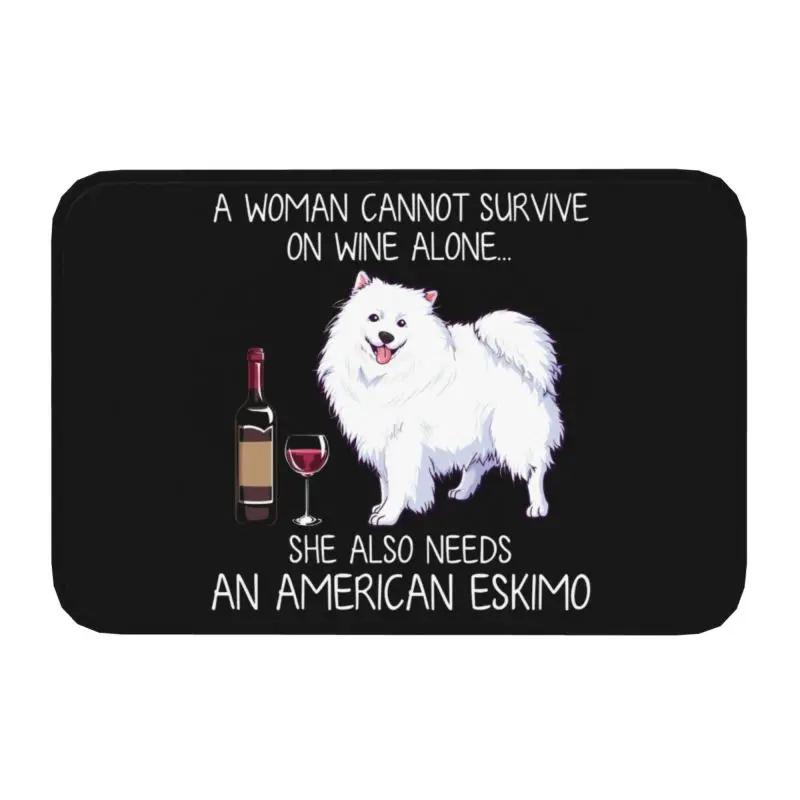 

Old English Sheepdog And Wine Doormat Anti-Slip Bath Kitchen Mat Garden Garage Door Floor Entrance Carpet Rug 40x60cm