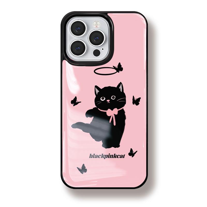 

Zhitai Apple iPhone Case for Women: Fits iPhone 12Pro, 13, 14, 15 Pro Max with Cartoon Design and Drip Glue Protection. iPhone 16 Pro Max