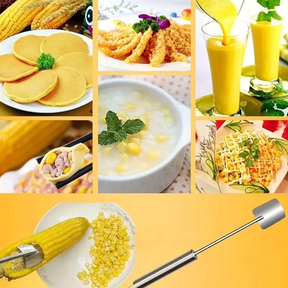 Planer Tool Corn Cob Peeler with Ergonomic Handle Corn Kernel Removing Durable Corn Stripper